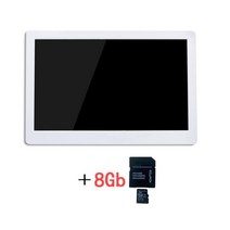 디지털액자 전자앨범 스마트액자 모니터 15인치 사진 7인치 8인치 휴대폰 전자 영상 광고, white 8G_미국 플러그