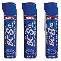 WAKOS 와코즈 BC-8 브레이크 & 파트 클리너 650ml 3개 세트