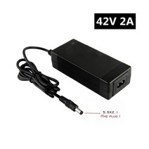 42V 2A 샤오미 M365 전기 스쿠터 충전기에 36V 2A 전기 자전거 리튬 배터리 충전기 호버 보드 균형 휠 충전기, 나, DC 5.5x2.1