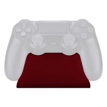 EXtremeRate PS4 모든 모델 컨트롤러용 스칼렛 레드 컨트롤러 디스플레이 스탠드 게임패드 액세서리 트 터치 데스크 거치대 고무 패드 PS4/슬림/프로 컨트롤러는 포함되지, Scarlet Red