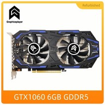 컴퓨터 그래픽 카드 오리지널 칩 GTX1060 6GB 3GB 192BIT 6144MB 비디오 VGA PC 게임용 NVIDIA GTX