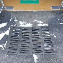 타이어매트 미끄럼방지매트 60x90cm 계단용타이어매트 신발먼지멀티매트