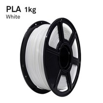 Flashforge 레인보우 실크 PLA 필라멘트 FDM 3d 프린터 1.75mm 190 ~ 230 ℃ 다채로운 범용 Aquila Ender 3, 1kg white, [02] 1kg white