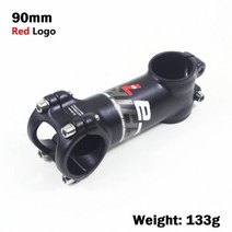 자전거 mtb Shikra 스템 산악 도로 스템 초경량 스템 31.8mm 바 자전거부품, 레드 로고 90mm