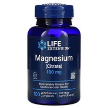 라이프익스텐션 마그네슘 구연산 100mg 100 베지캡슐