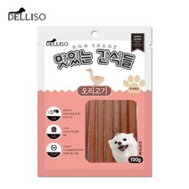 3개월강아지 발육촉진 뼈성장 오리 100g 2개 영양간식 훈련용 맛있는