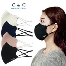 C&C 구리마스크 3개입 스포츠 숨쉬기편한 빨아쓰는마스크 패션면마스크 귀끈조절형 새부리형 대중소형, B06_스포츠MS(중소형)_블랙3개입