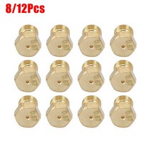 오토바이 냉각 팬 쿨러 부품 812pcs m60.75 lpg 또는 ng 가스 제트 노즐, 12개