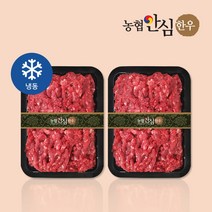 [농협안심한우] 1+등급 한우 다짐육 300g / 600g / 900g, 600g (300gX2팩)