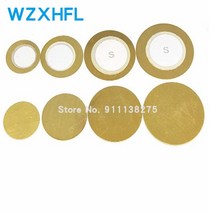 10pcs 피에조 요소 부저 사운 더 센서 트리거 드럼 디스크 구리 스피커 12MM 20MM 27MM 35MM 50MM 압전, 10pcs 12MM