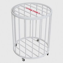 스카로 공보관함 (원형) 30개용 SBCC30 볼보관함_생활100배, 흰색