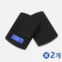 블랙보호 케이스 소형 전자저울 500x0.1gx2개 계량, 단일옵션