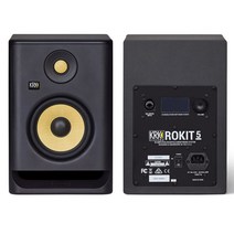 KRK ROKIT5 G4 5인치 스튜디오 모니터스피커 블랙 2통, ROKIT5-G4