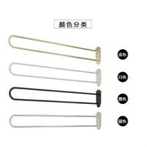 U자 커튼레일 유자형 커튼봉 관리실 병원 칸막이 커텐 지지대 물리치료실 차단, 2.3m 금색 커튼봉, 2.3미터커튼봉 커튼, 배송메세지에 기재해주세요