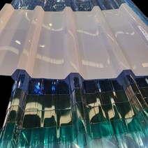 렉산골판 V250 광폭 폴리카보네이트 넥산 국산 렉산지붕 슬레이트, 브라운, 2400mm, 1개