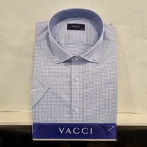 [바찌] 동아구미점 선염 잔체크 슬림핏 여름 반팔셔츠 VD1L2PS626