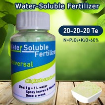 텃밭비료 화초키우기 잔디비료 비료 100g 인산 함유 전문 꽃 수용성 병 정원용 칼륨 범용 식물 식품 npk 호환, 없음, 1개