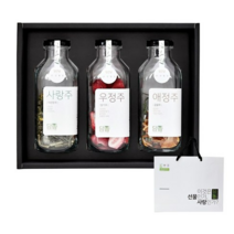 꿈에그린농장 담향 담금주 키트 2호 + 쇼핑백 선물세트 야관문 23g + 딸기 19g + 감귤 16g, 4세트