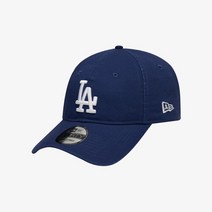 [AK PLAZA] [뉴에라][공용]언스트럭쳐 MLB 베이직 워시드 LA 다저스 로얄 블루 (12836222)