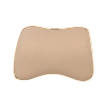 차량목쿠션 머리받침대 자동차목받침 자동차목쿠션 목베게 자동차 메모리폼 머리 받침 목 베개 통기성 인테리어, 3.cream