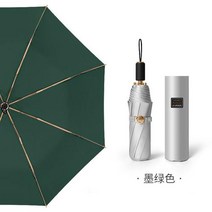 양산 우산 자동양산 티타늄 실버 이중층 비닐 차양 자외선 방지 방사선 태양 슈퍼 차단제 및 방수 이중 용도 여신