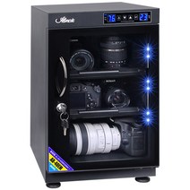 카메라 렌즈장비 캐비닛 건조 자동제습기 보관함 방습, 40L 신형 디지털 디스플레이/2단/렌즈패드