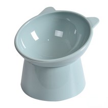 애완 동물 먹이 그릇 기울기 바닥 목 보호대 질식 방지 개와 고양이 물 안티 덤핑 개 용품, [02] Gray G626A