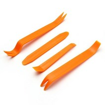 4 pcs 자동차 패널 제거 도구 자동차 도어 장식 램프 유연한 네온 라이트 diy 도구 epair 키트, 4개