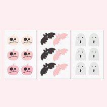 [인디케이] 할로윈 핑크 키트 라벨 3개