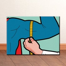 pop020 일러스트 팝아트 히어로 캔버스액자