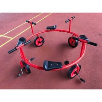 동그라미 회전 자전거 4인용 6인용 카페 단체 펜션, 옐로우6인승