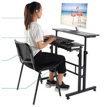 laterior 높낮이조절책상 높은 서서일하는책상 키높이 키다리책상, 일반형우드