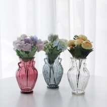 지니홀딩스 항아리 엔틱 유리 화병 꽃병 인테리어 포인트 소품, 엔틱 항아리 유리화병, 항아리 엔틱 유리화병(스모키그레이)