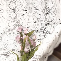 [ILLU]레이스 테이블보 대 러너 식탁매트 콘솔 주방인테리어 깔개_hAeEA, ff본상품ff, ff본상품ff