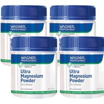 Wagner 와그너 프로페셔널 울트라 마그네슘 시트러스 파우더 Professional Ultra Magnesium Citrus Powder 240g, 4개