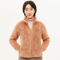 탑텐 22 FW 여성 에코 플러피 플리스 하이넥 집업 CO