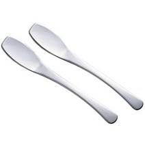 yoshikawa 3072008 버터 나이프 6.9인치(17.5cm) 쉬운 버터 커터기, 15cm 5 이 그룹, 슬림하고 매끄러운 달콤한 스푼