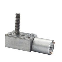 리니어 액추에이터 소형 모터 자동 잠금 웜 기어 모터 8mm x 33mm 출력 나사 샤프트 선형 작동 DC 6v 12v 2, 02 4 RPM_01 6V