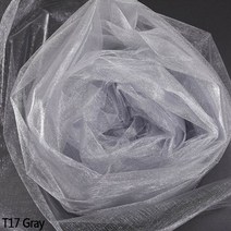 웨딩카장식 자동차 48cm 10m 깎아 지른 크리스탈 패브릭 얇은 명주 그물 롤 아치, t17