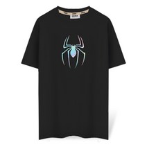 제네브 국내생산 남여공용 M~3XL 반팔 프린트 티셔츠 거미 / 3color