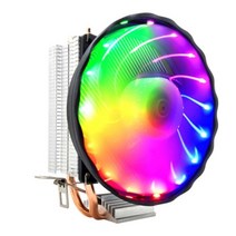 AMD AM2/3/4전용 RGB LED CPU쿨러(120MM) 펜 교체 부품 컴퓨터 팬 수리 교체용 장치