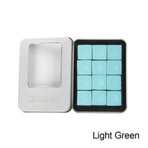 당구 초크 용품 마스터 상자 12 개 5 색 액세서리 미세 분말 강한 마찰 드롭, d