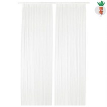이케아 커튼 속커텐 테레시아 한쌍 화이트 145x250cm 커텐 창문 거실 가림막 가리개 방한 방풍 홈데코