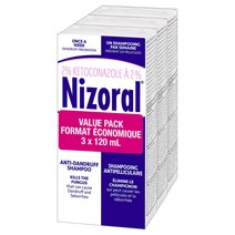 니조랄 비듬 방지 샴푸 120mL 병 3팩, 3개