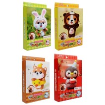 DIY애니멀양모펠트 강아지 곰돌이 만들기 단체 행사 8000 아이템파크, 단품