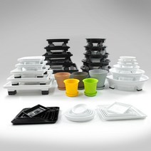 슬로시 화분 받침대 물받이 롤러 민자받침대 동그라미/사각, C 물받이 원형 (화이트)