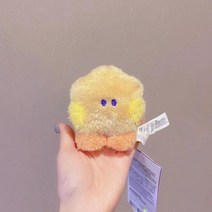 BT21 미니 봉제 인형 펜던트 키 체인 플러시 장난감 가방 액세서리 귀여운 애니메이션 만화 생일 선물, 10cm, BG