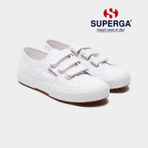 [수페르가_제화] [공식판매] 수페르가 2750 벨크로 스니커즈 WHITE