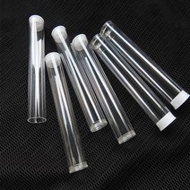PVC 투명 튜브 답례품 대량 포장용기 19.5cm, 열심아빠 2튜브통19.5cm-화이트