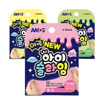 아모스 투명 아이슬라임 야광 액체괴물 70g, 노랑